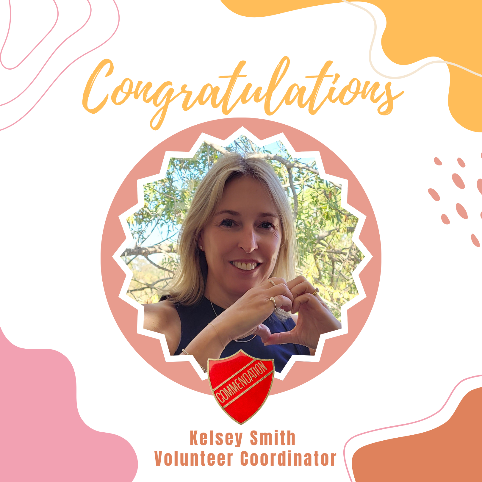 Boroondara Volunteer Awards Commendation Kelsey Smith 2024