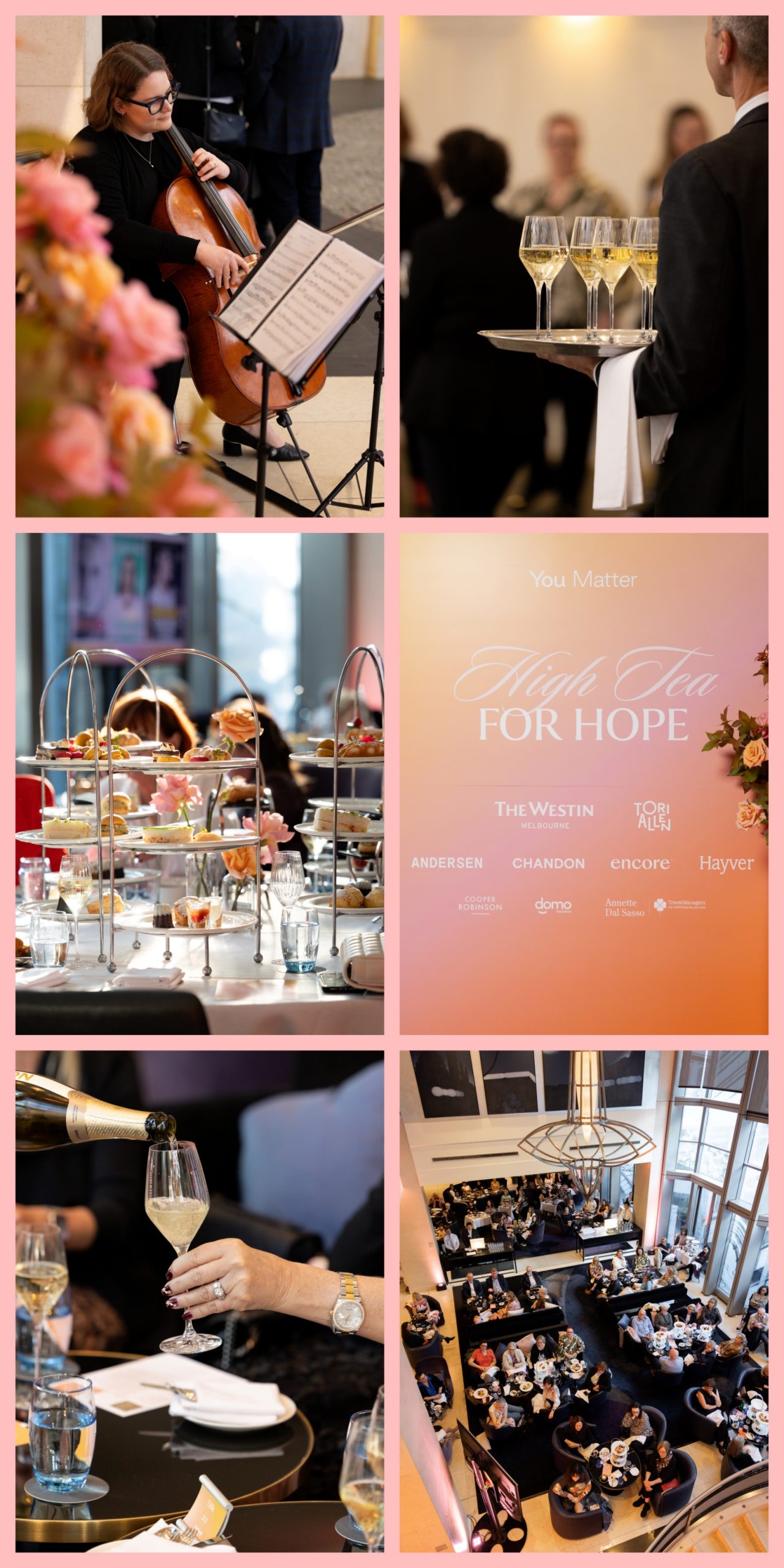 High Tea for Hope photo collage 2025