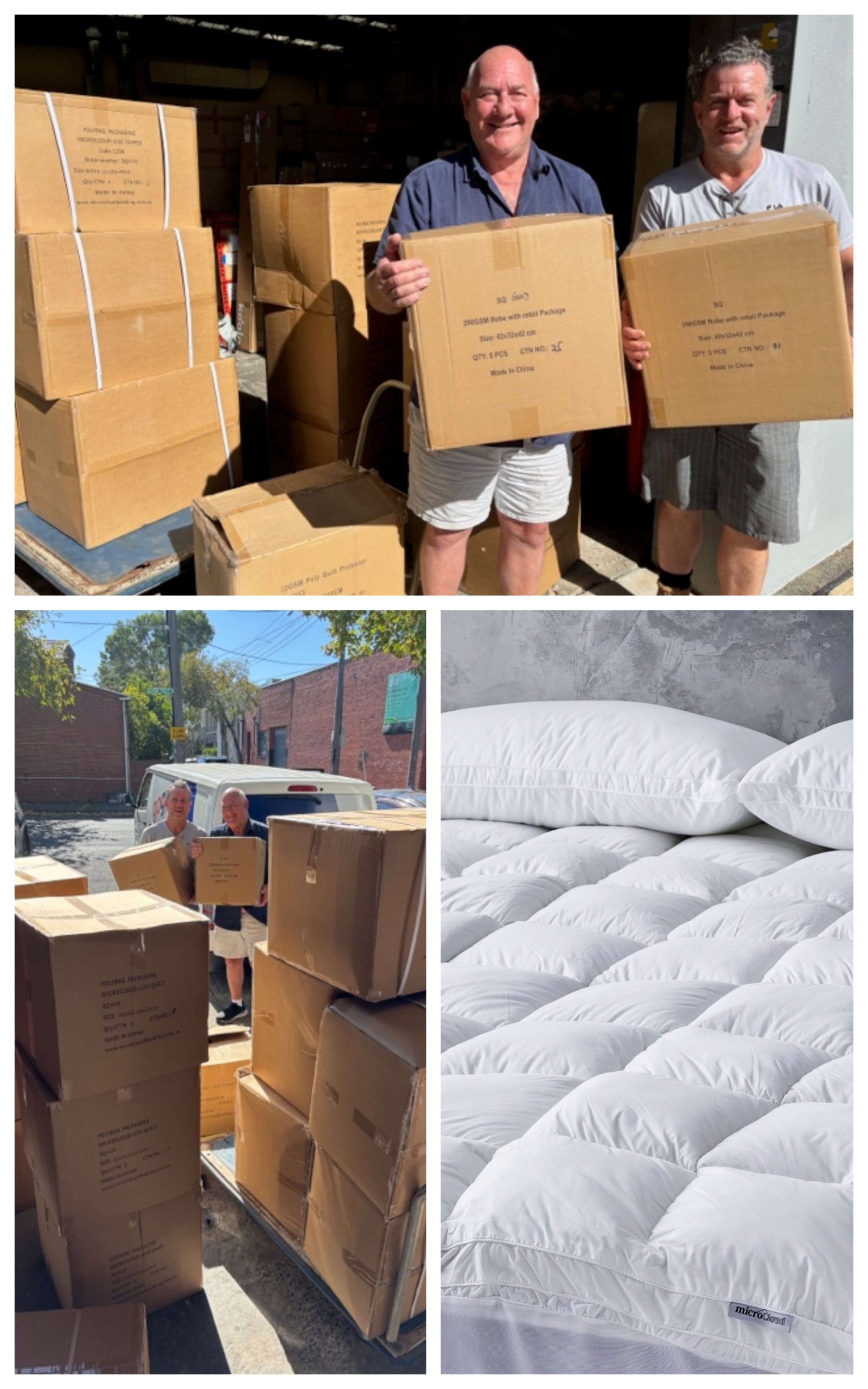 Donation, doonas, pillows, toppers, May 2026