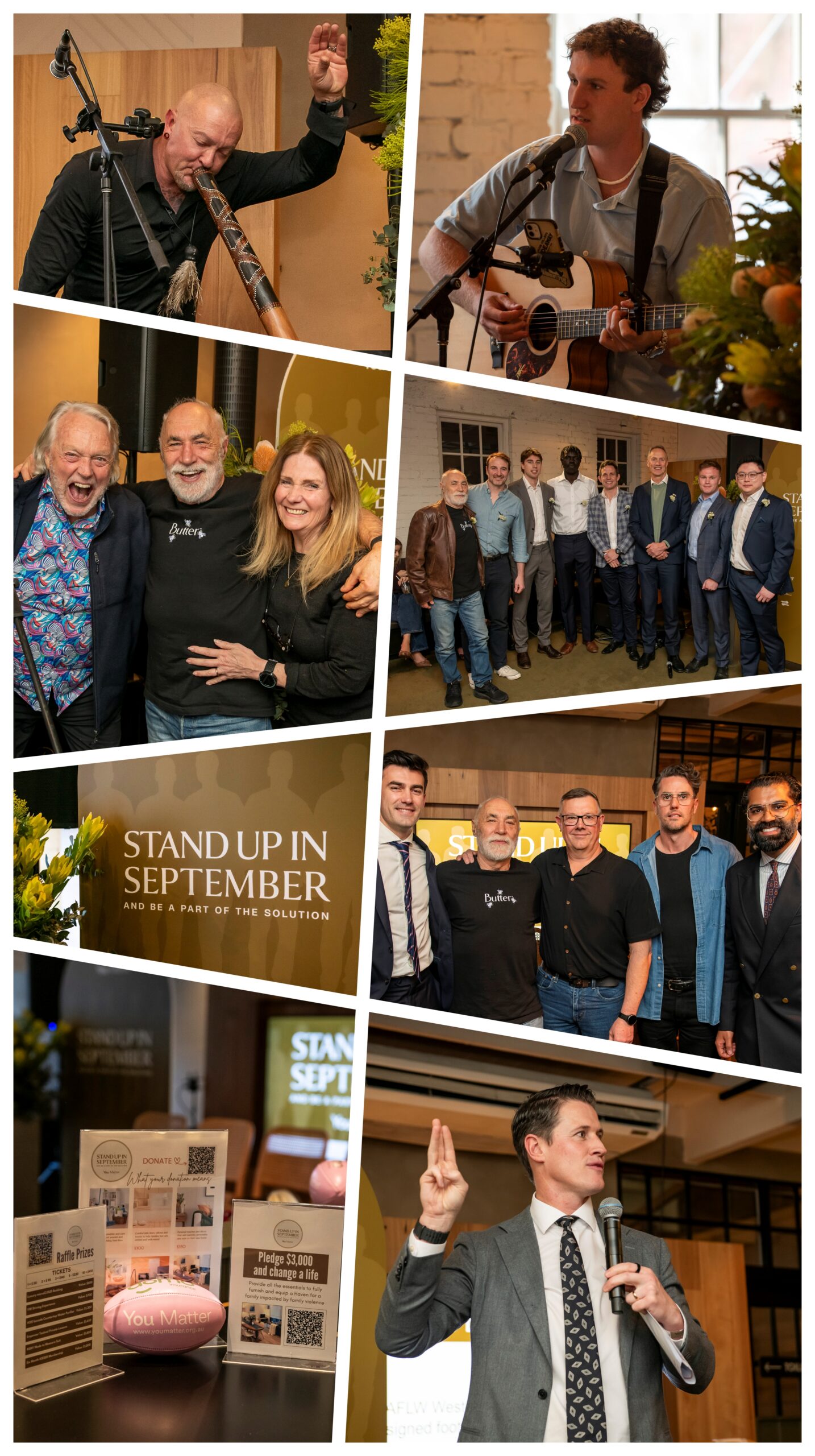 SUIS 2026 collage Stand Up in September 2026 photo collage